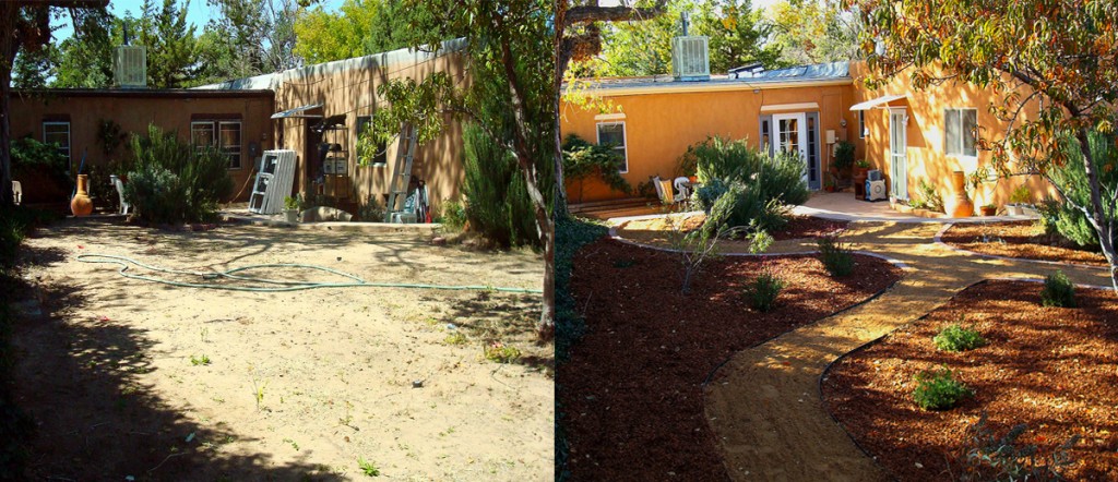 Axelrod Before & After - GM Landscapes Albuquerque