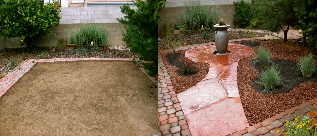 McKurnen Before & After | Albuquerque GM Landscape Services