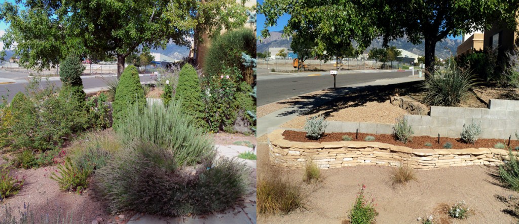 Bogard Before & After - GM Landscapes Albuquerque