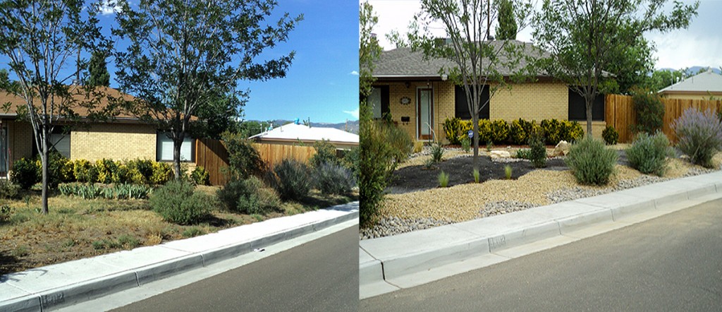 Joycelen Before & After - GM Landscapes Albuquerque