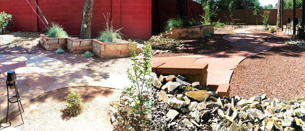 Soto Before and After -Albuquerque GM Landscape Services