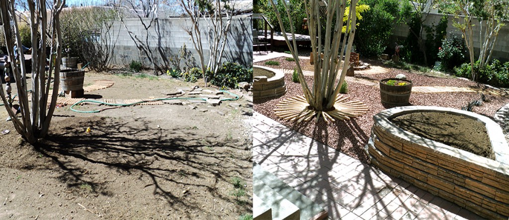 Wilson Before & After - GM Landscapes Albuquerque