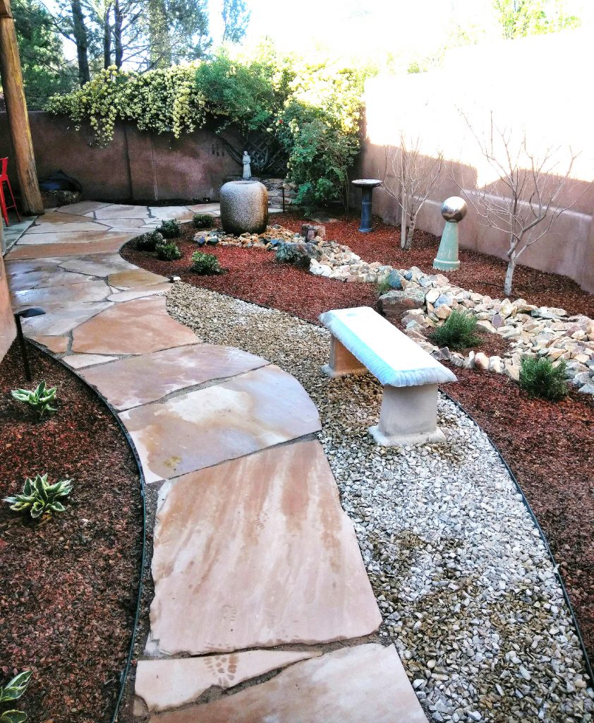 Lincoln Walkway After - GM Landscapes Albuquerque